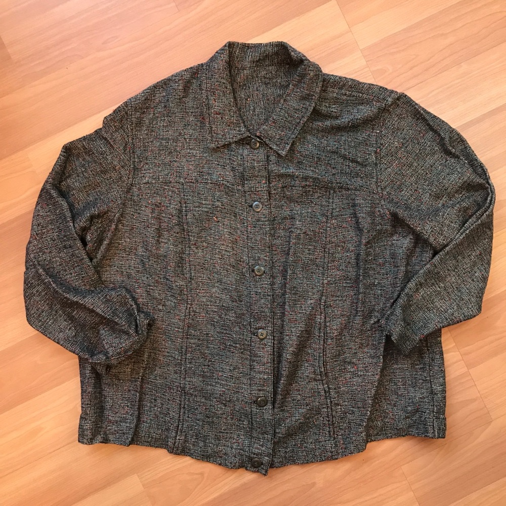 Tweed blazer jacket